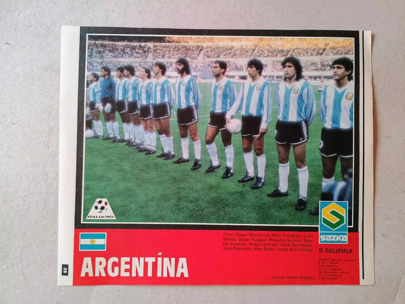 Плакат из журнала ,,Start- Argentina
