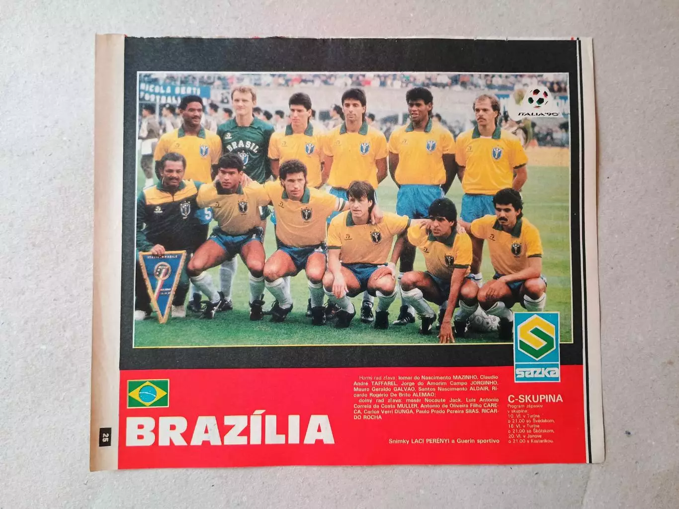 Плакат из журнала ,,Start- Brazil