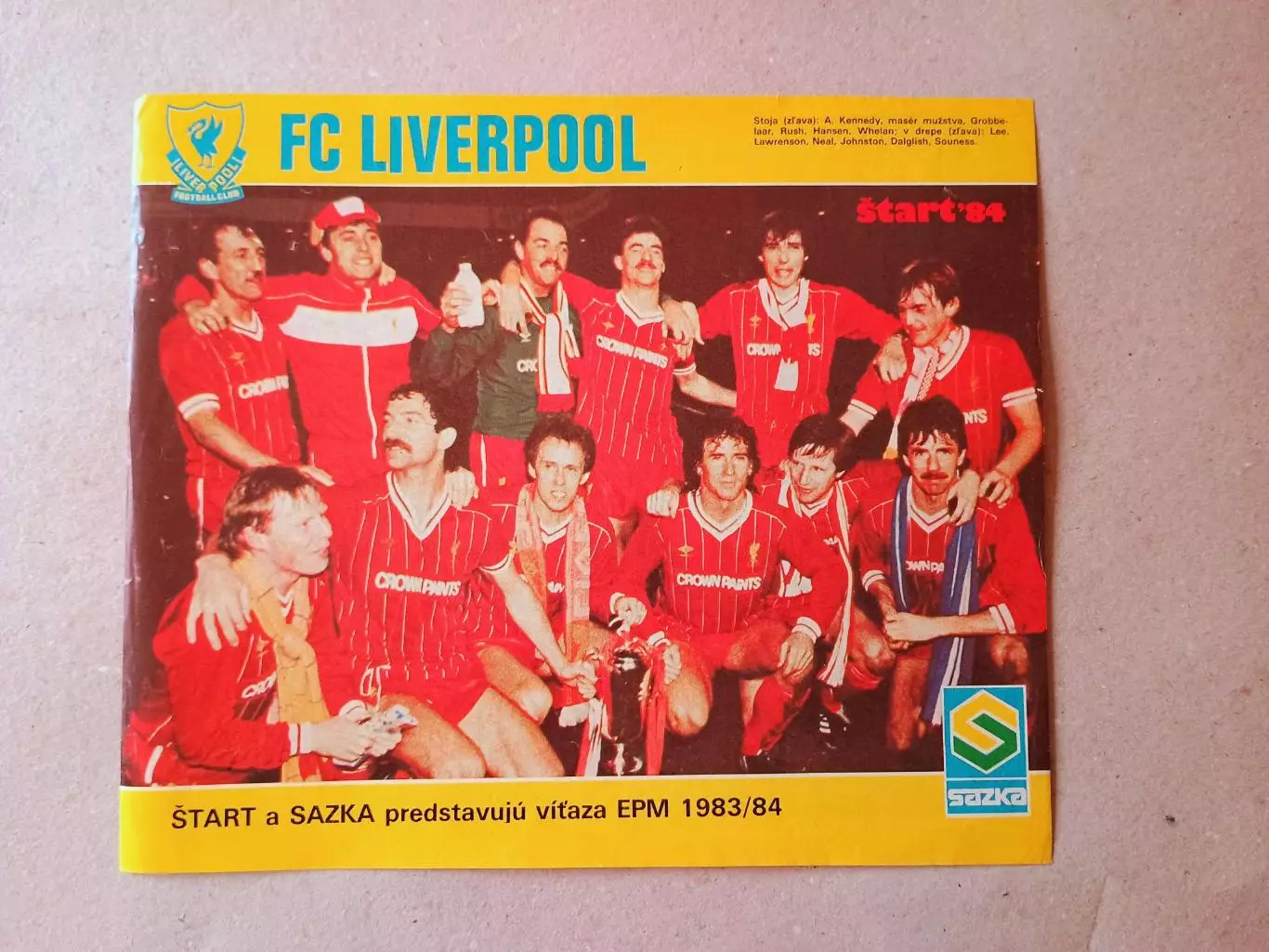 Плакат из журнала ,,Start- Liverpool