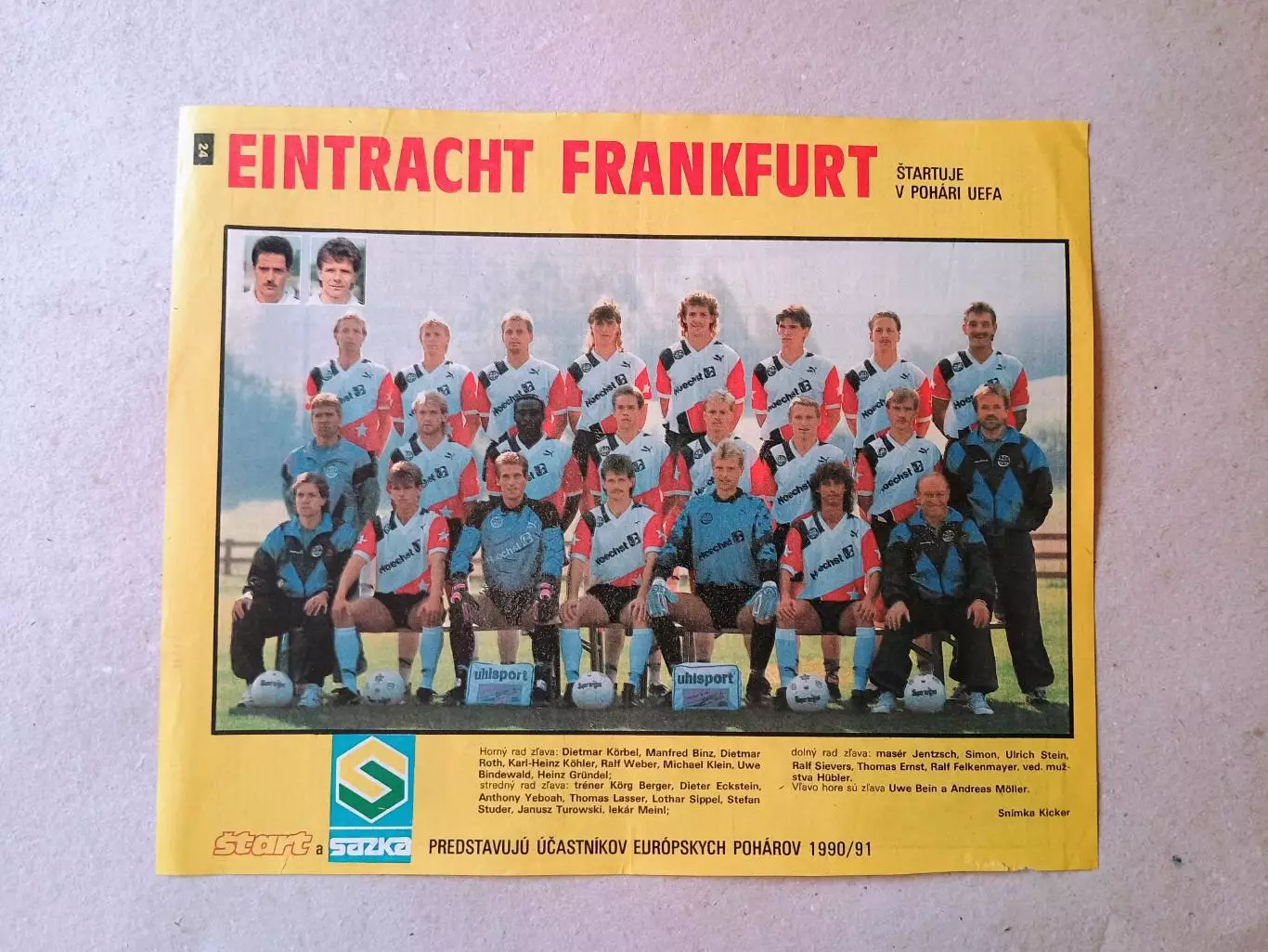 Плакат из журнала ,,Start- Frankfurt