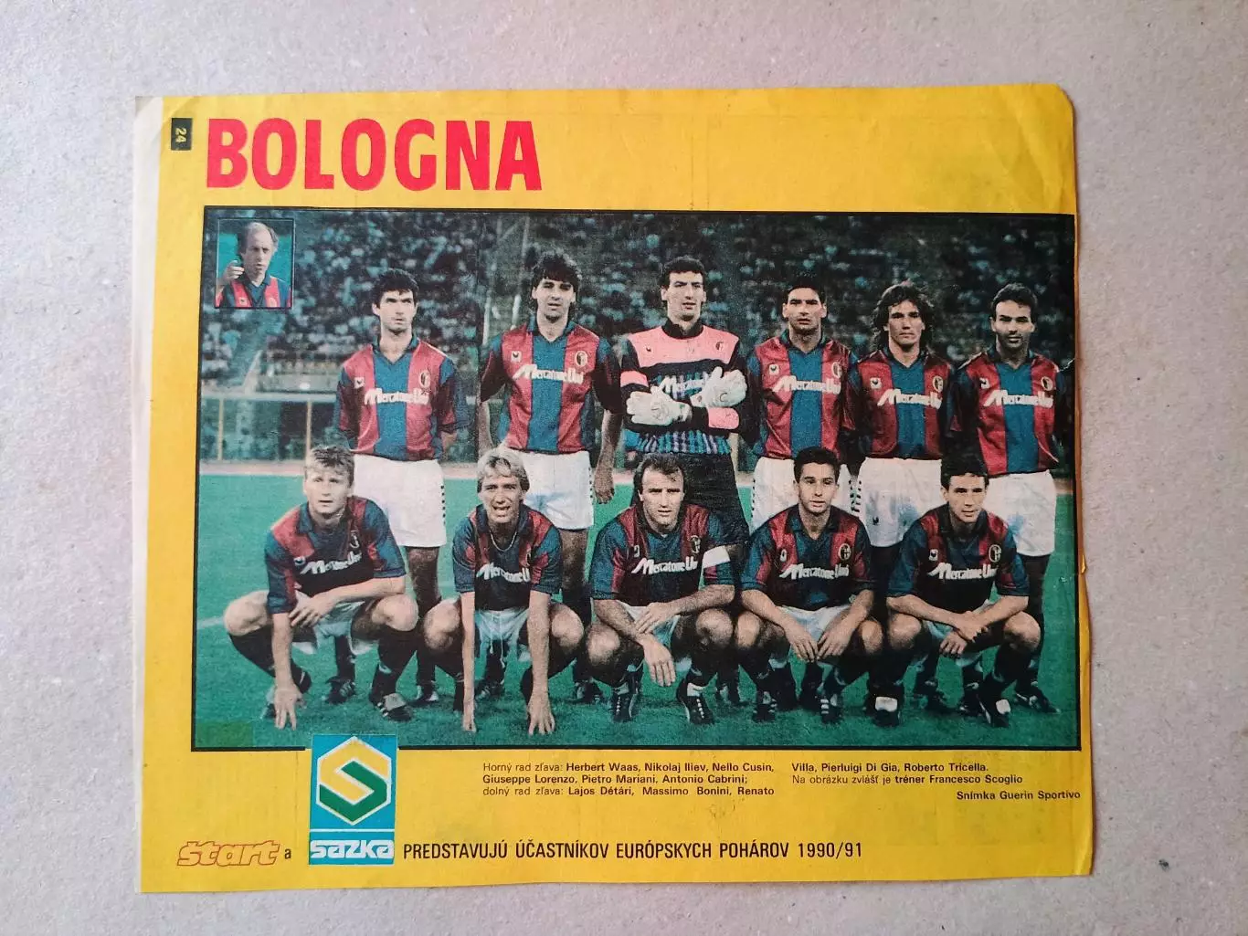 Плакат из журнала ,,Start- Bologna