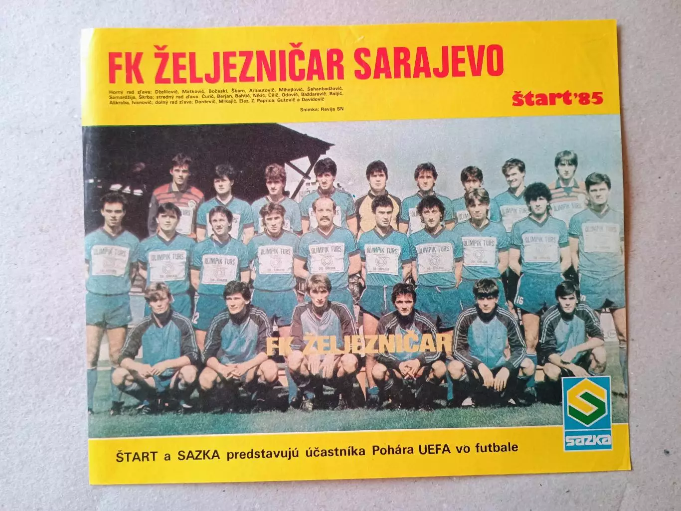 Плакат из журнала ,,Start- Sarajevo