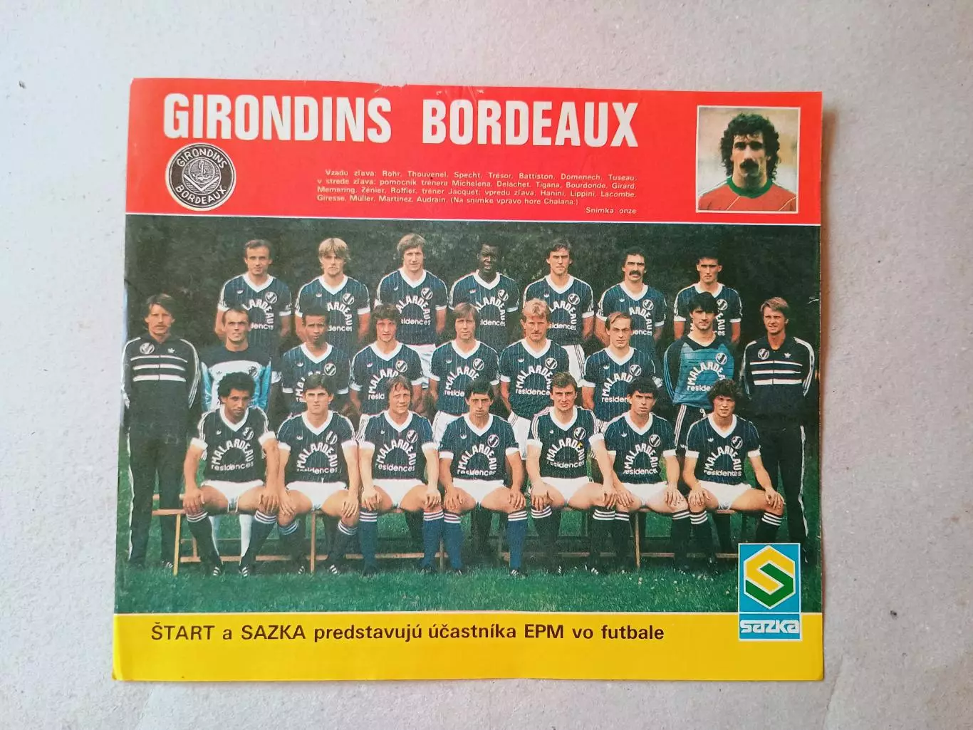 Плакат из журнала ,,Start- Bordeaux
