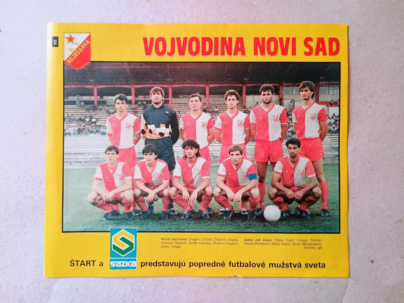 Плакат из журнала ,,Start- Vojvodina