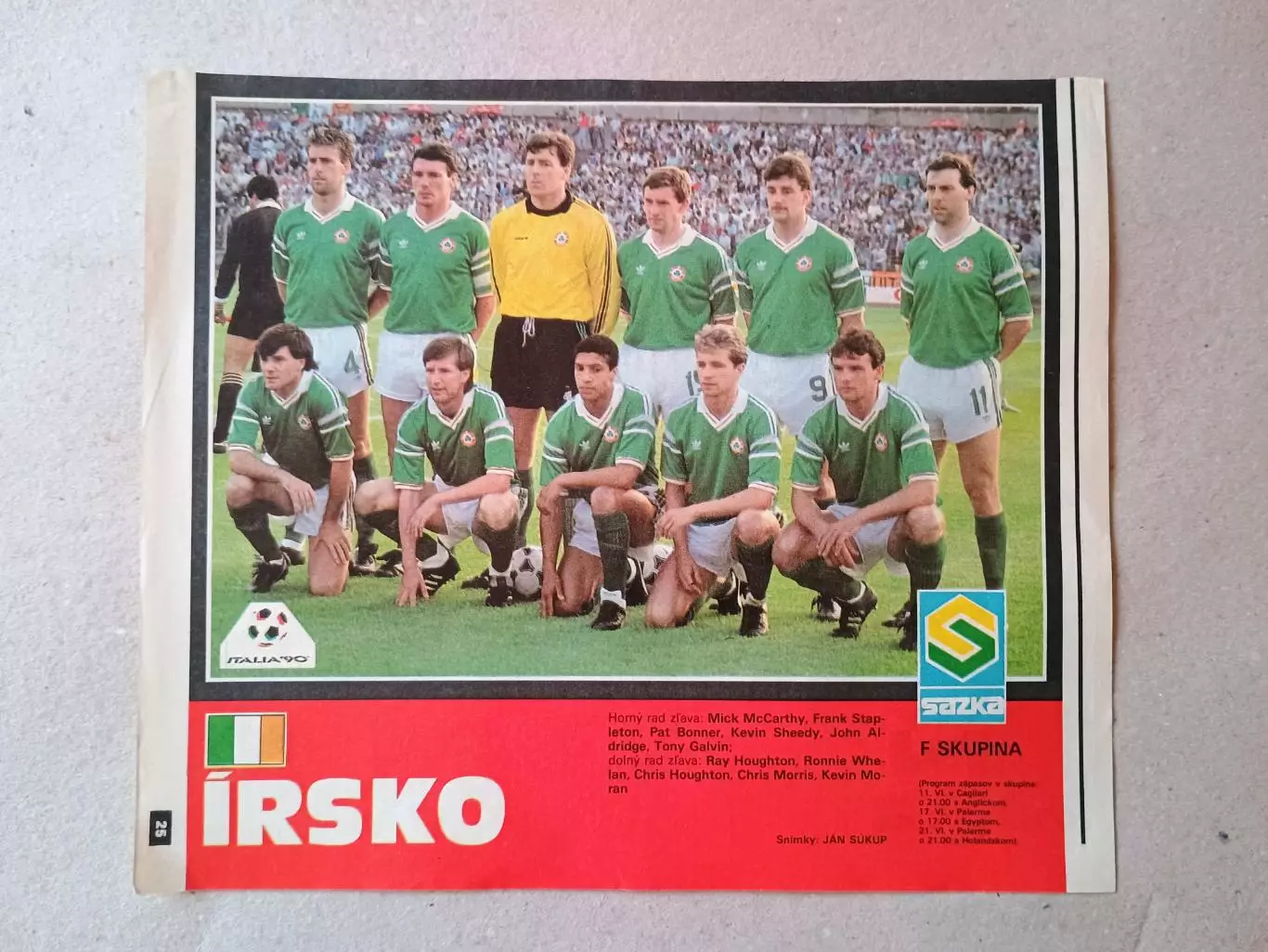 Плакат из журнала ,,Start- Irsko