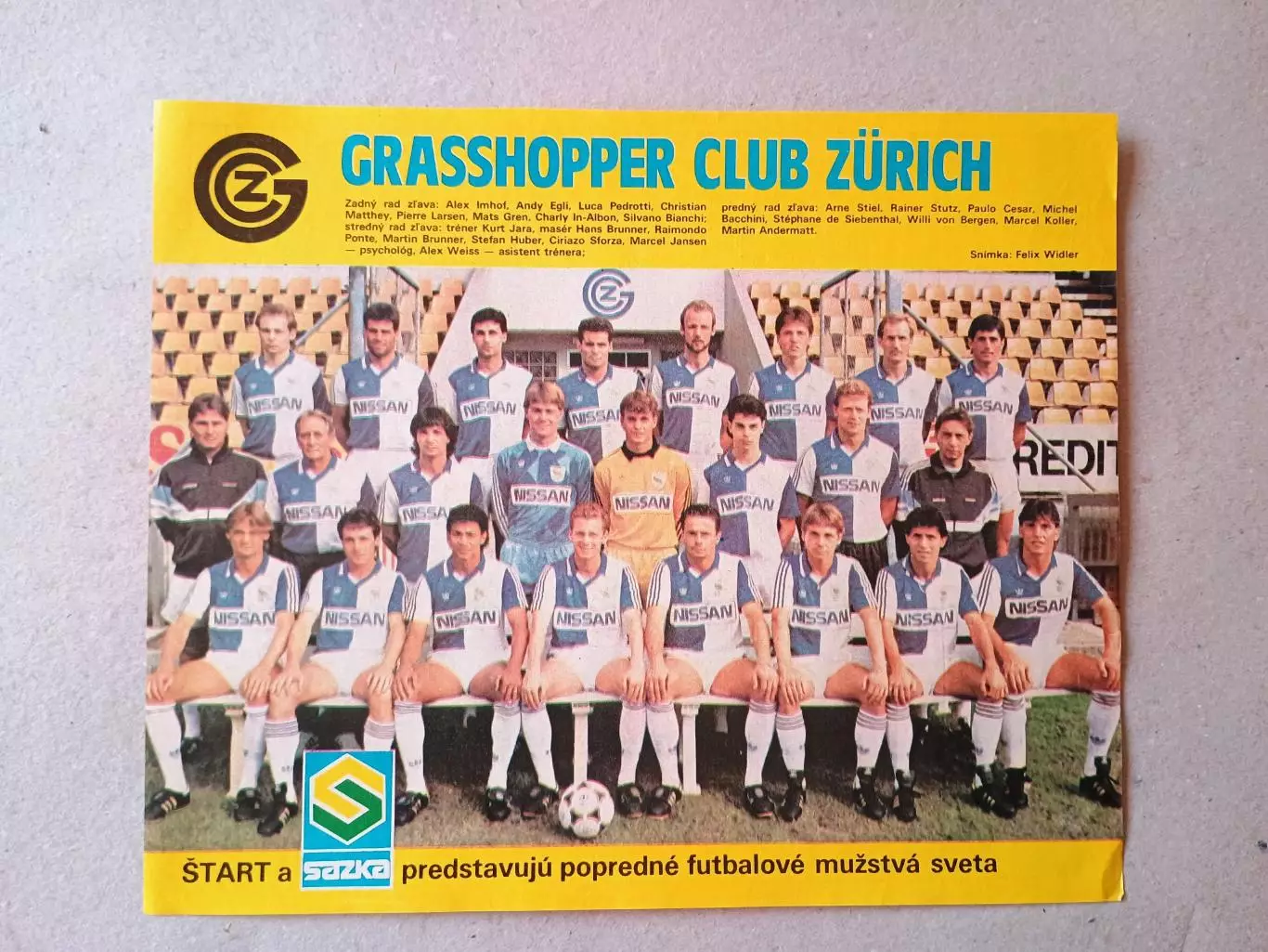 Плакат из журнала ,,Start- Grasshoppers