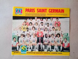 Плакат из журнала ,,Start- PSG