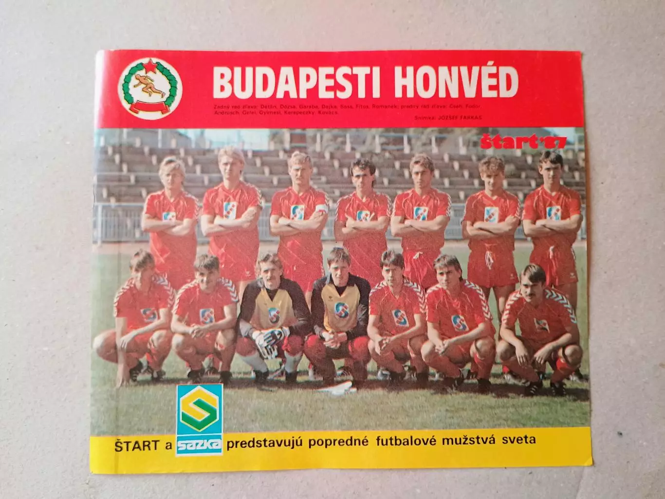 Плакат из журнала ,,Start- Honv?d Budapest