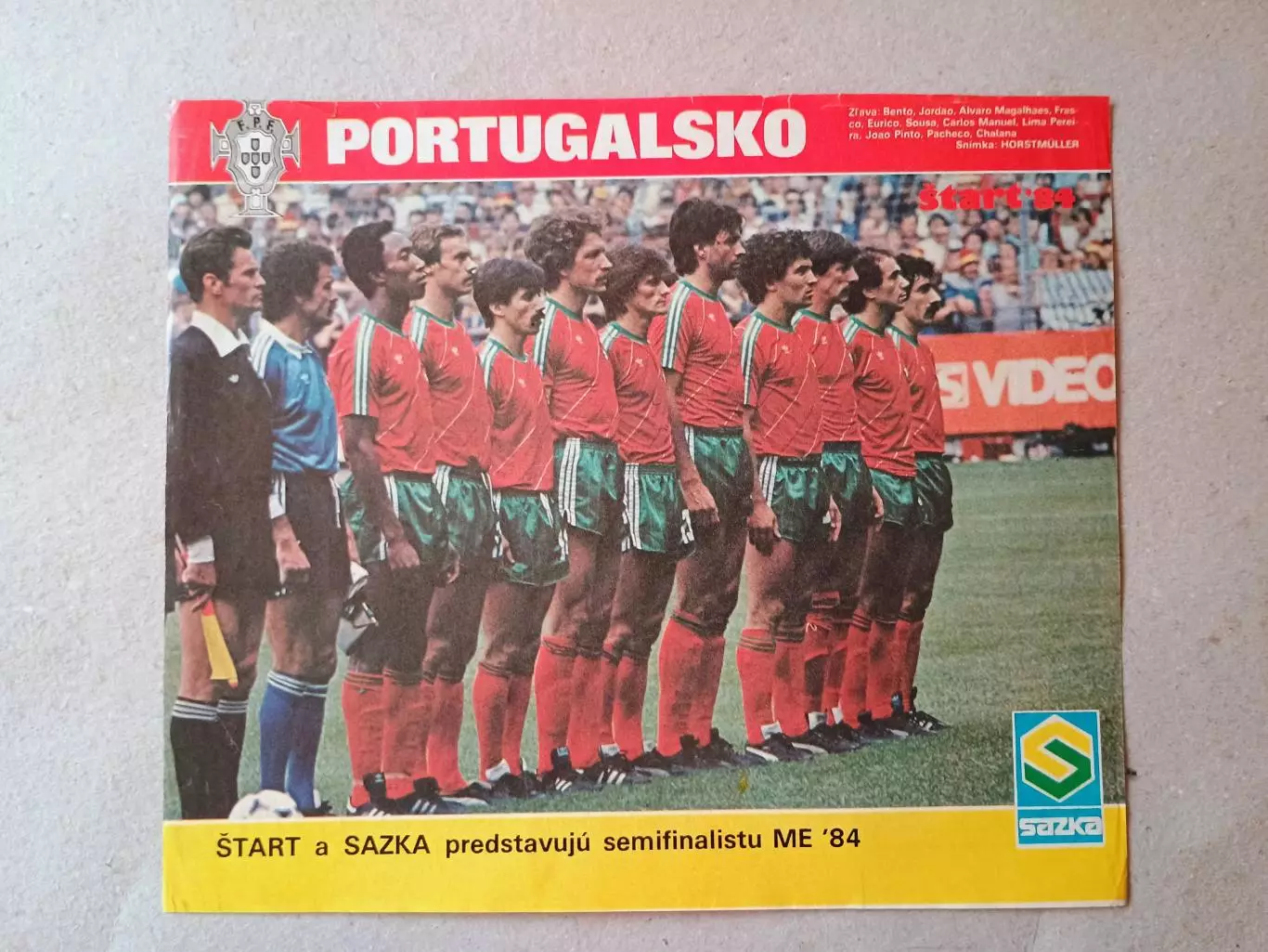 Плакат из журнала ,,Start- Portugal