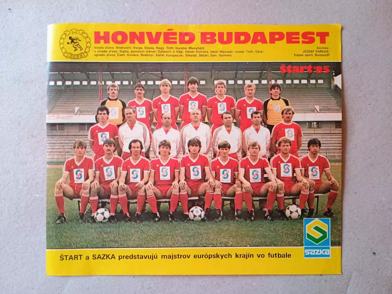 Плакат из журнала ,,Start- Honved