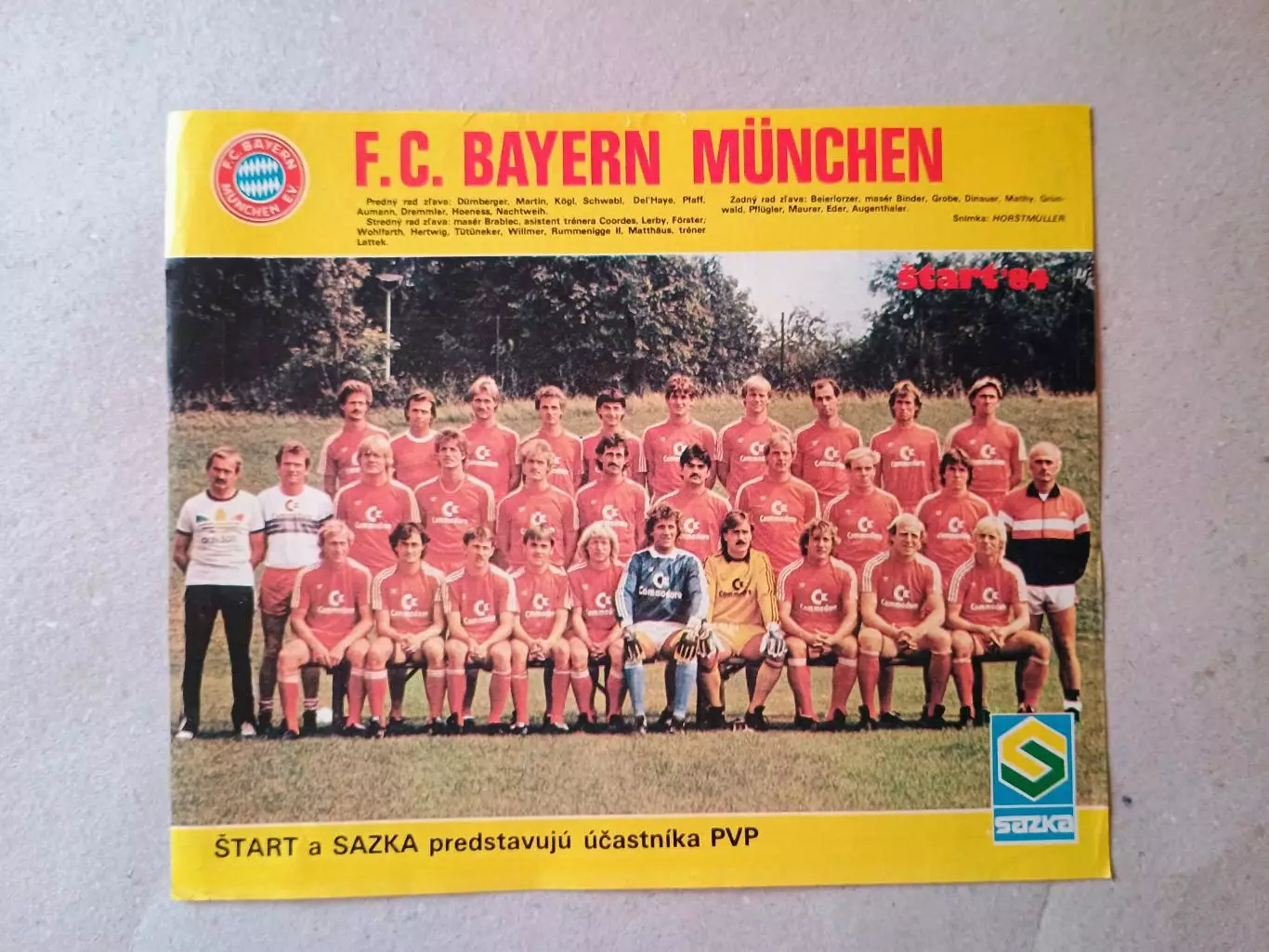 Плакат из журнала ,,Start- Bayern .