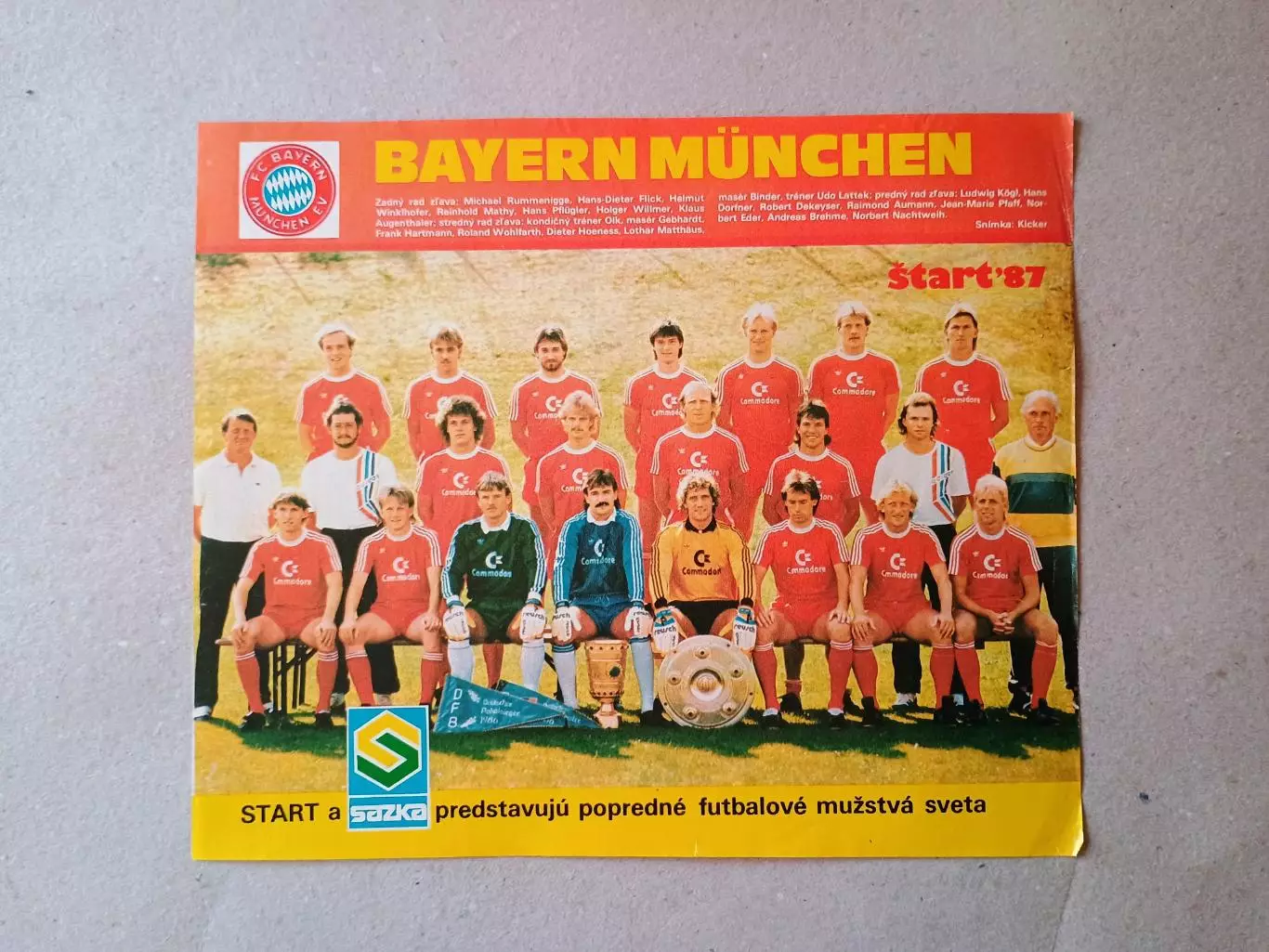 Плакат из журнала ,,Start- Bayern .