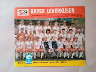 Плакат из журнала ,,Start- Leverkusen