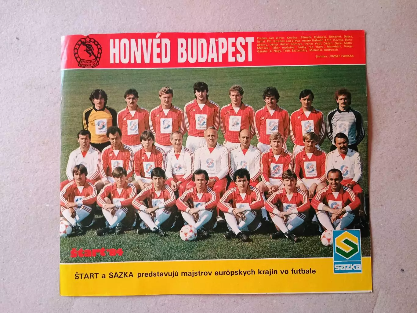 Плакат из журнала ,,Start- Honved