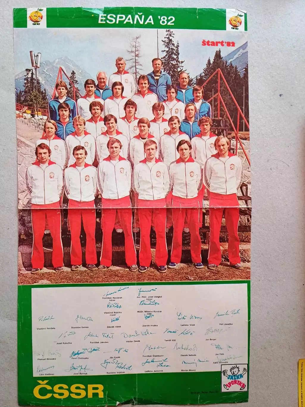 Плакат из журнала ,,Start- Czechoslovakia.