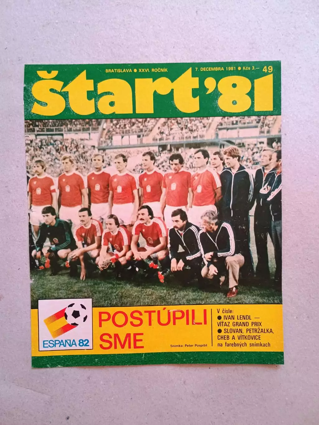 Плакат из журнала ,,Start- Czechoslovakia