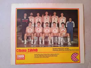 Плакат из журнала ,,Start- Cibona Zagreb 2