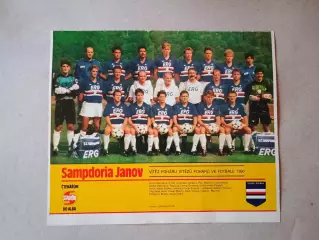 Плакат из журнала ,,Stadion- Sampdoria