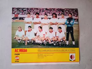 Плакат из журнала ,,Stadion- AC Milan