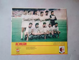 Плакат из журнала ,,Stadion- AC Milan 3