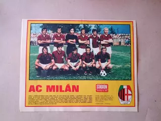 Плакат из журнала ,,Stadion- AC Milan 5