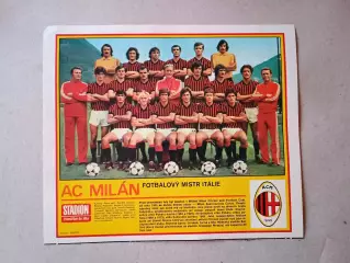 Плакат из журнала ,,Stadion- AC Milan 7