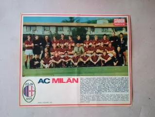 Плакат из журнала ,,Stadion- AC Milan 10