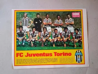 Плакат из журнала ,,Stadion- Juventus 4