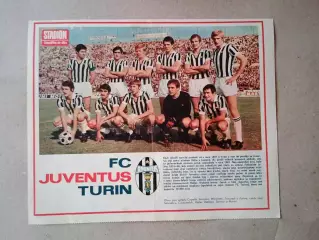Плакат из журнала ,,Stadion- Juventus 6