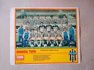Плакат из журнала ,,Stadion- Juventus 7