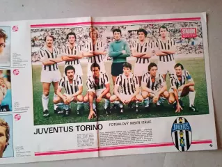 Плакат из журнала ,,Stadion- Juventus 9