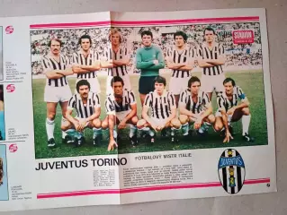 Плакат из журнала ,,Stadion- Juventus 10