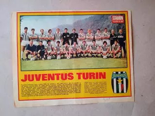 Плакат из журнала ,,Stadion- Juventus 11