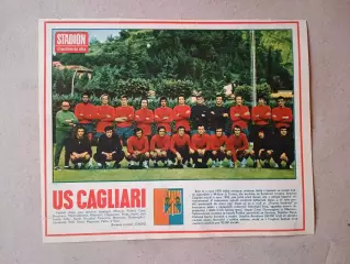 Плакат из журнала ,,Stadion- Cagliari 2