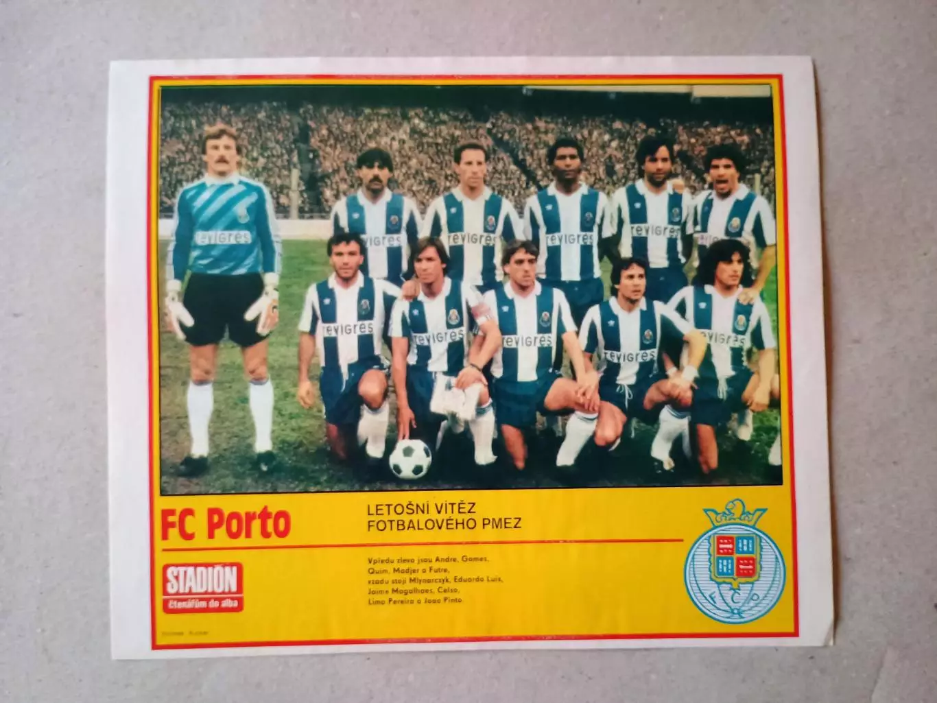 Плакат из журнала ,,Stadion- Porto 4