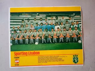 Плакат из журнала ,,Stadion- Sporting 2
