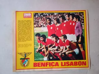 Плакат из журнала ,,Stadion- Benfica 3