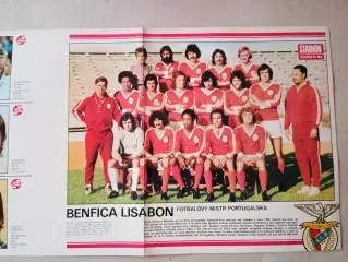 Плакат из журнала ,,Stadion- Benfica 9