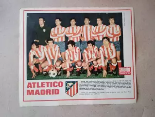 Плакат из журнала ,,Stadion- Atletico 3