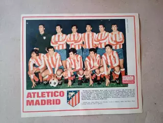 Плакат из журнала ,,Stadion- Atletico 4