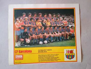 Плакат из журнала ,,Stadion- Barcelona 2