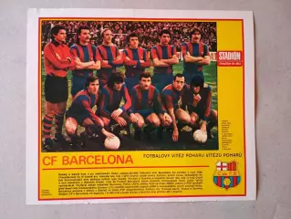 Плакат из журнала ,,Stadion- Barcelona 11