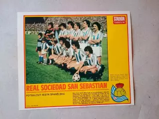 Плакат из журнала ,,Stadion- San Sebastian