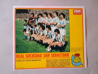 Плакат из журнала ,,Stadion- San Sebastian 2