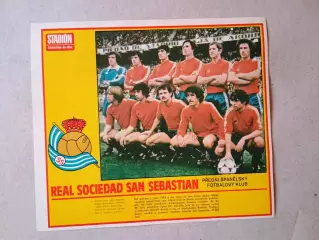 Плакат из журнала ,,Stadion- San Sebastian 4