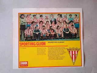 Плакат из журнала ,,Stadion- Gijon