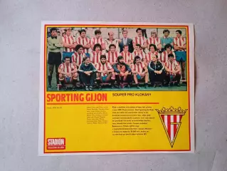 Плакат из журнала ,,Stadion- Gijon 2