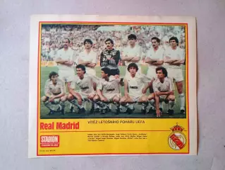 Плакат из журнала ,,Stadion- Real Madrid