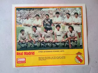 Плакат из журнала ,,Stadion- Real Madrid 2