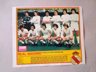 Плакат из журнала ,,Stadion- Real Madrid 5